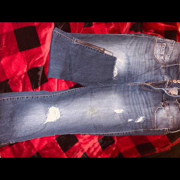 Torrid Jeggings Zippered Ankle Jeans 16t - Picture 2 of 3